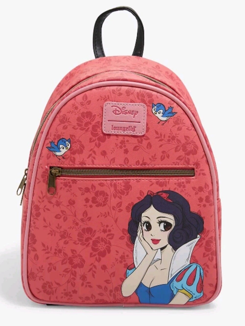 Brand New Loungefly Disney Red Sketch Potrait Snow White Mini Backpack